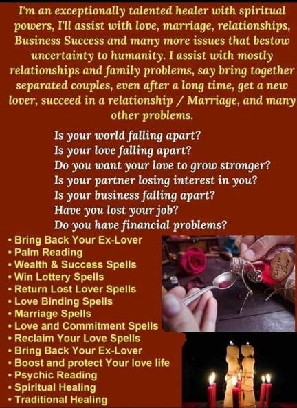 Spiritual healing, Counselling and Relationships Spells In Pietermaritzburg+27734009912