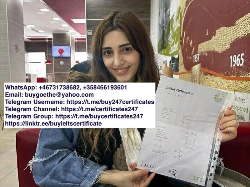 WhatsApp: +358466193601, +46731738682) Buy Goethe a1, a2, b1, b2, c1, c2, certificate online in Munich, Buy Original Telc Certificate in Hamburg, Buy Goethe,Telc Certificate Online in Frankfurt, Telc A1, A2, B1, B2, C1, C2 Certificate in Cologne, Buy DSH