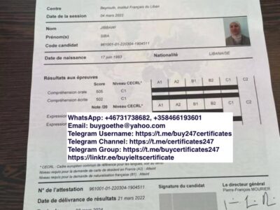 WhatsApp: +46731738682, +358466193601) Buy French language b1, b2 certificates online, buy DELF certificates, purchase French DELF certificates, buy French TEF certificates, Purchase French diplomas, buy TCF Certificate. Buy a DALF, DILF certificate online