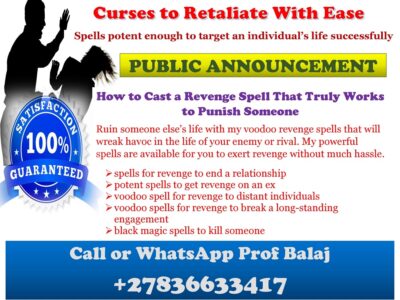 Seeking Vengeance? Discover the Top 10 Most Powerful Revenge Spells That Never Fail (Step-by-Step Guide) +27836633417